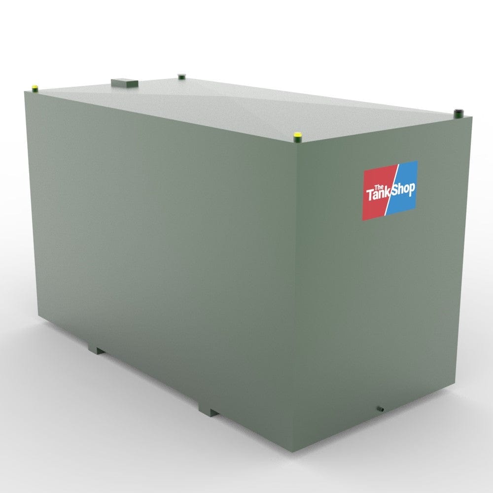 The Tank Shops 4000 Litre Steel Bunded Oil tank with Channel Runners