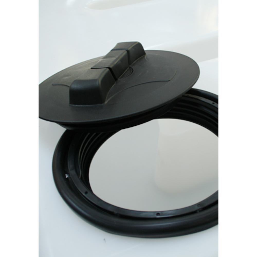 400 Litre Low Profile Baffled Water Tank Open Lid