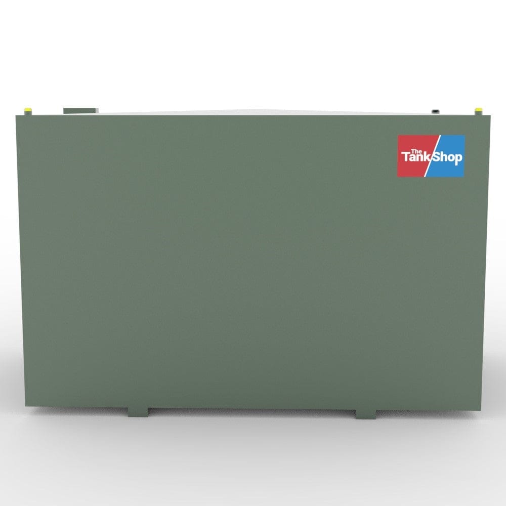The Tank Shops 4600 Litre Steel Bunded Oil tank with Channel Runners Side View