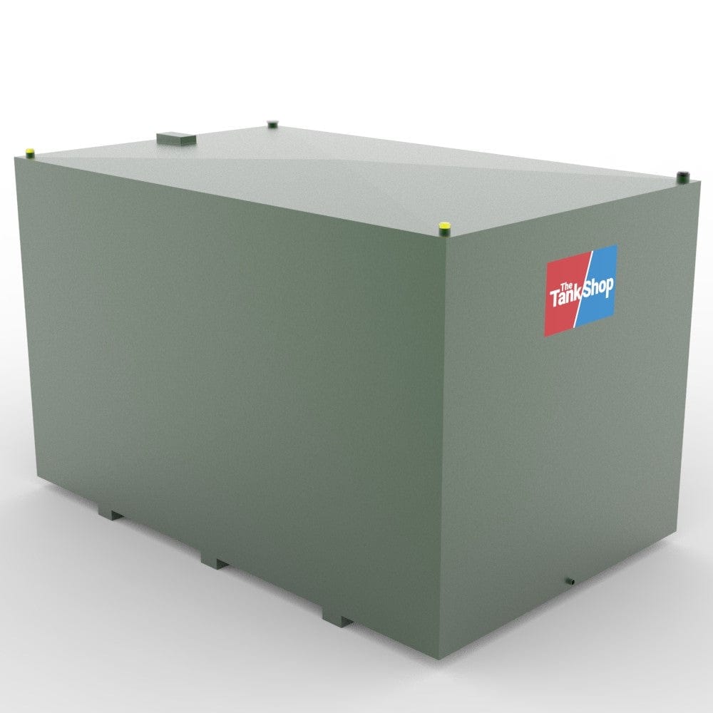 The Tank Shops 5000 Litre Steel Bunded Oil tank with Channel Runners