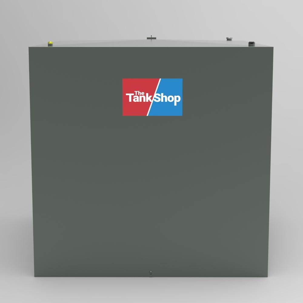 5000 Litres Steel Bunded Oil Tank - Front View
