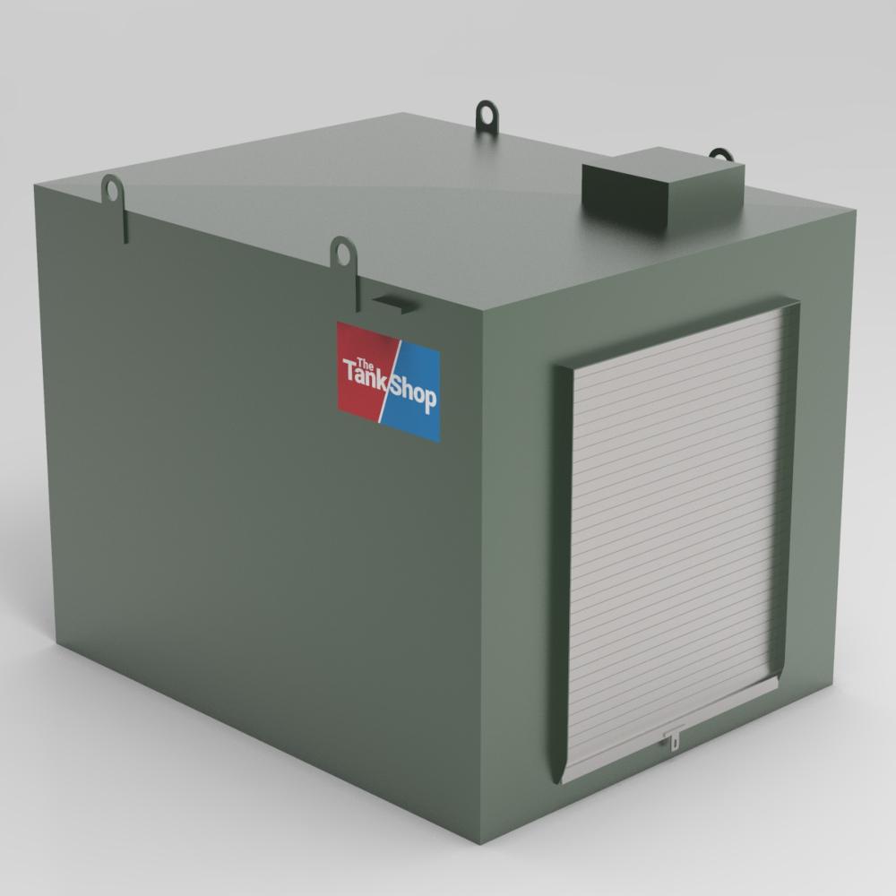 5000 Litres Steel Bunded Diesel Dispensing Tank - Roller Shutter