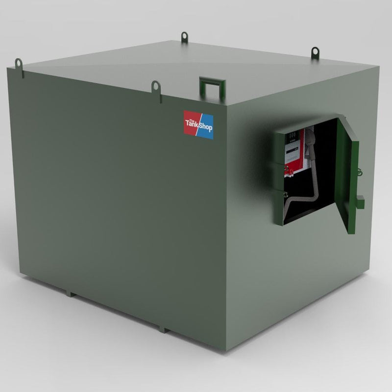5000 Litre Steel Diesel Dispenser - Door Open