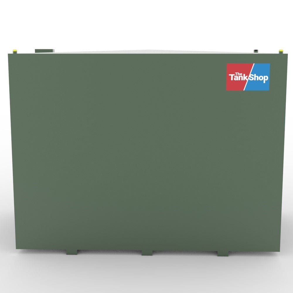 The Tank Shops 5800 Litre Steel Bunded Oil tank with Channel Runners Side View