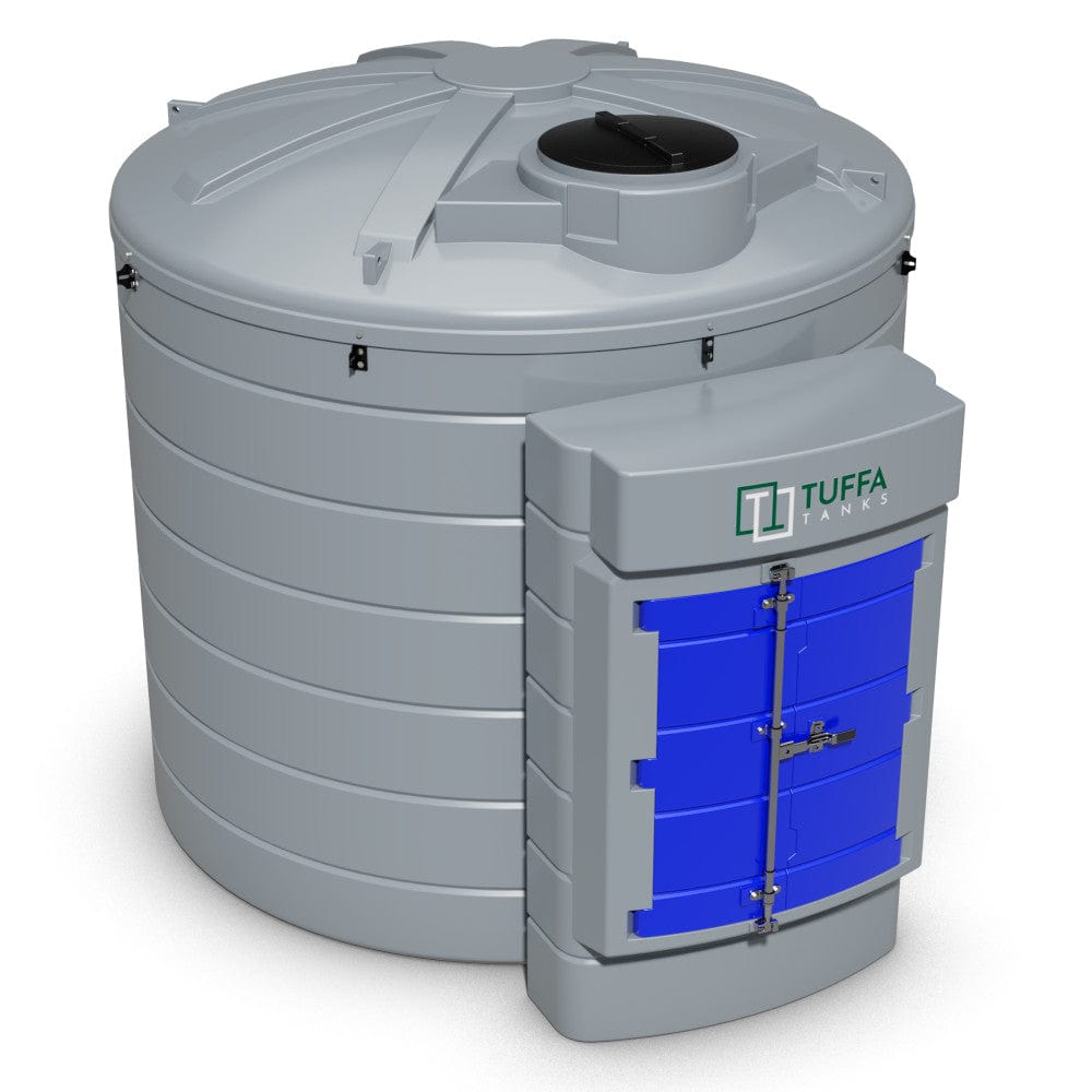 6000 Litre Plastic Bunded Adblue Tank - Tuffa 6000VBFSAD