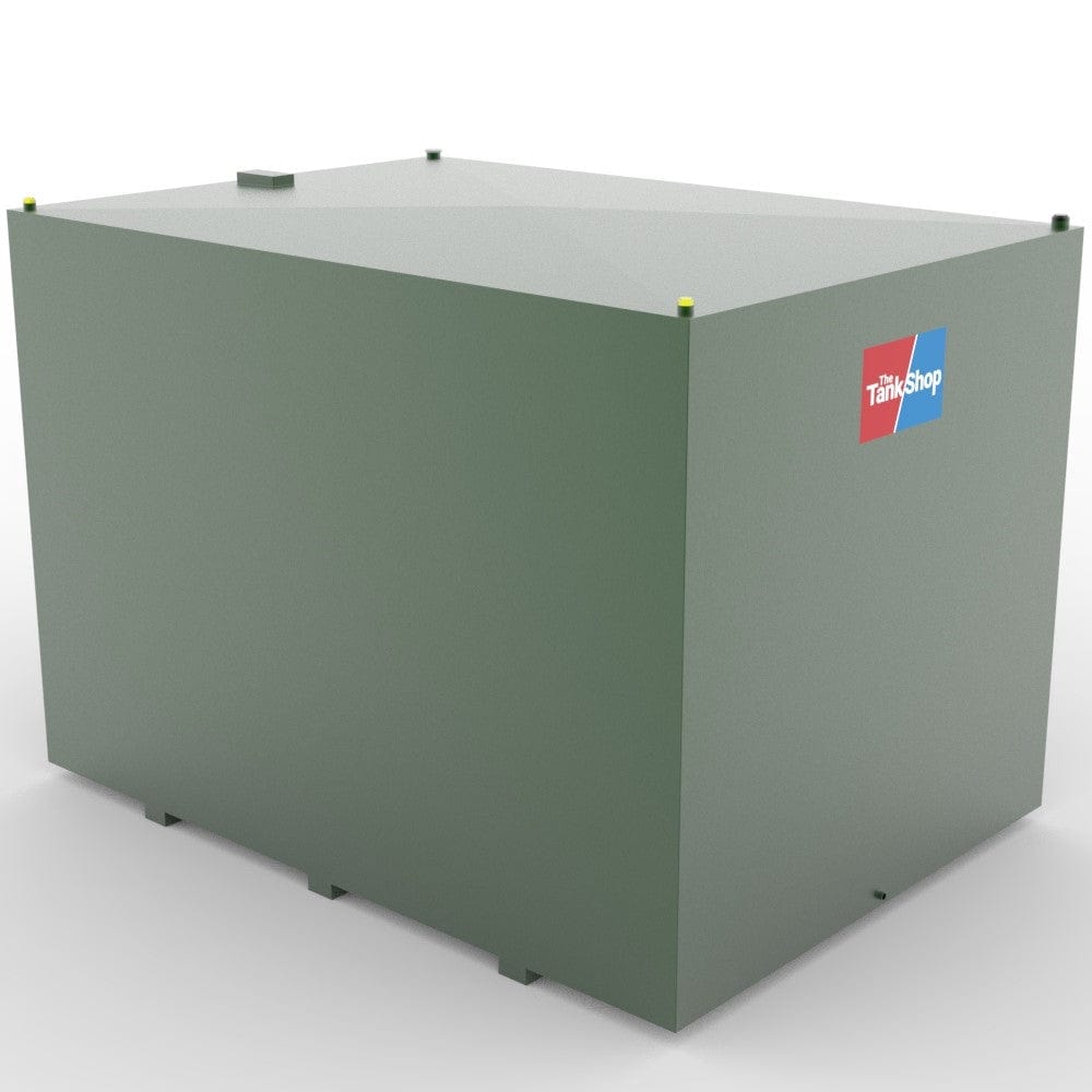 The Tank Shops 7500 Litre Steel Bunded Oil tank with Channel Runners
