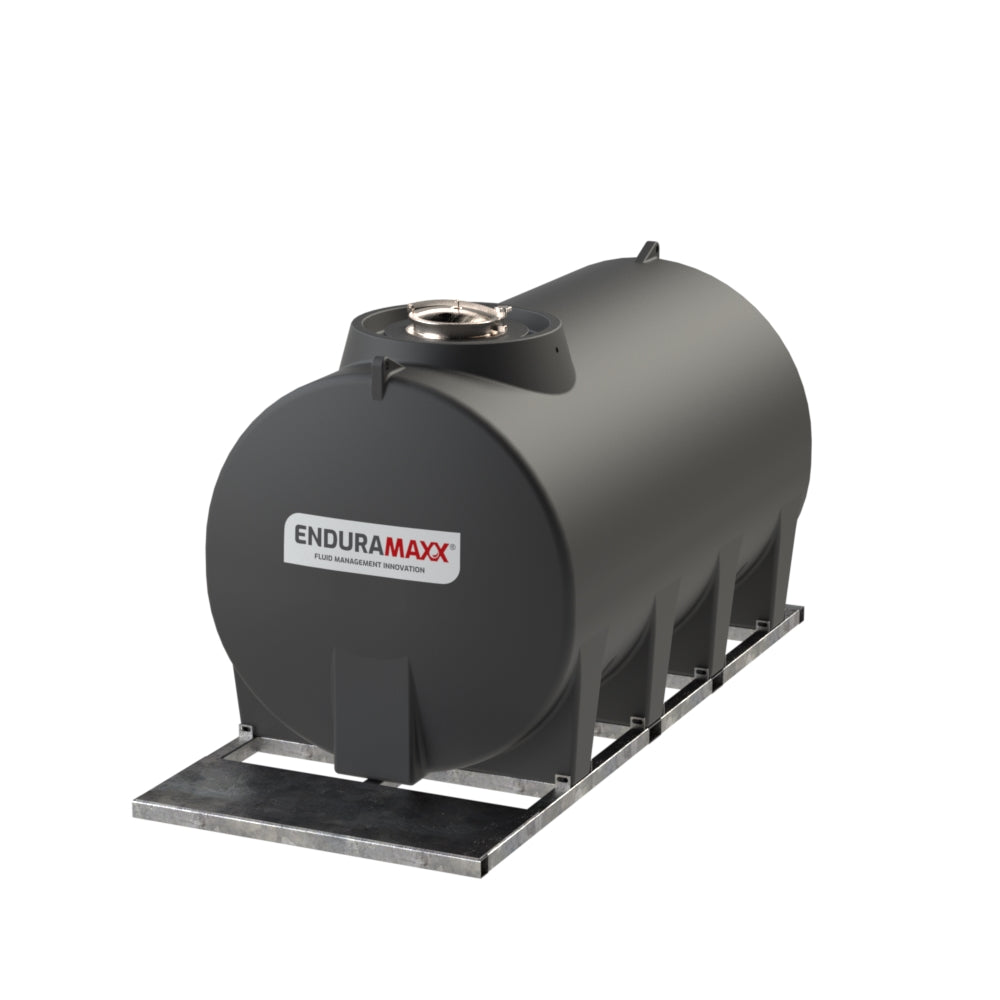 Enduramaxx 8000 Litre Horizontal Transportable Water Tank In Black