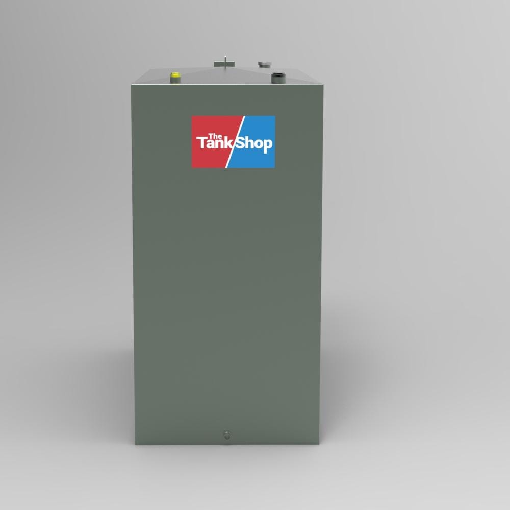 900 - 1100 Litres Steel Bunded Oil Tank - Front View