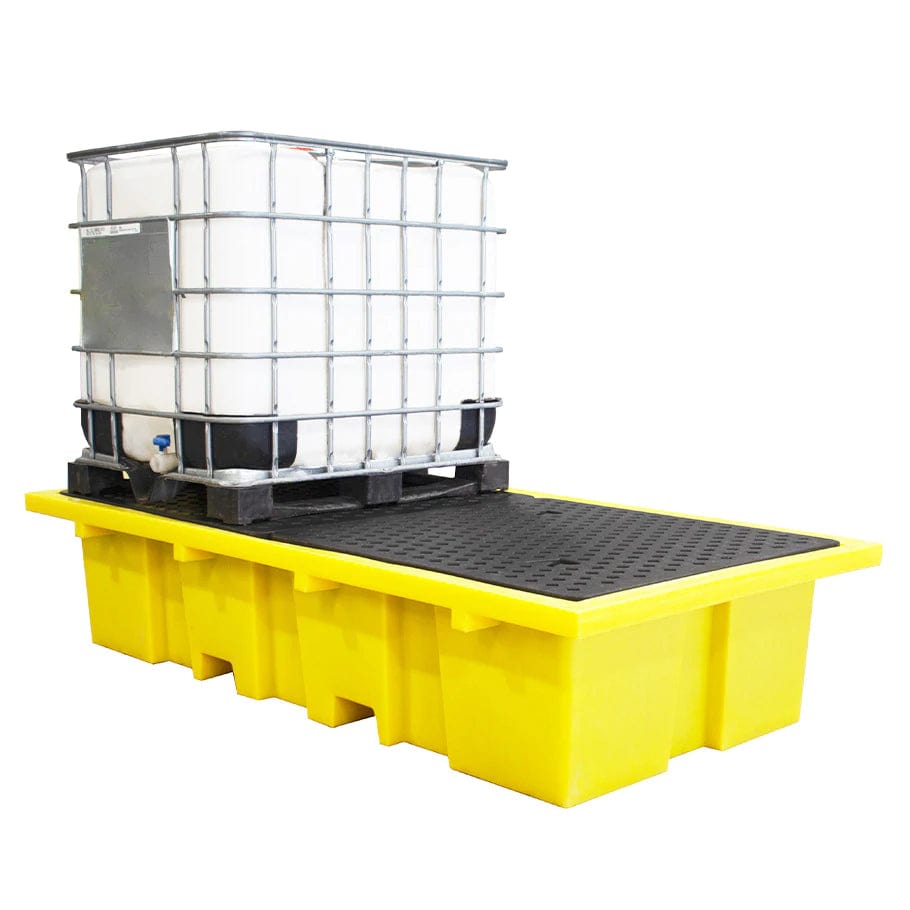 Double IBC Spill Pallet Bund - 1140 Litre Sump - Romold BB2
