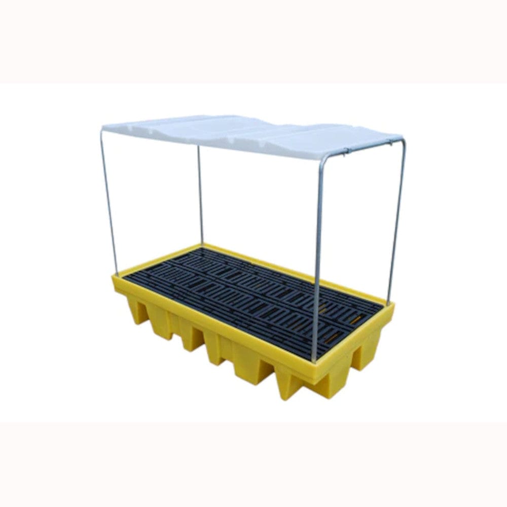 Double IBC Covered Spill Pallet - Romold BB2C
