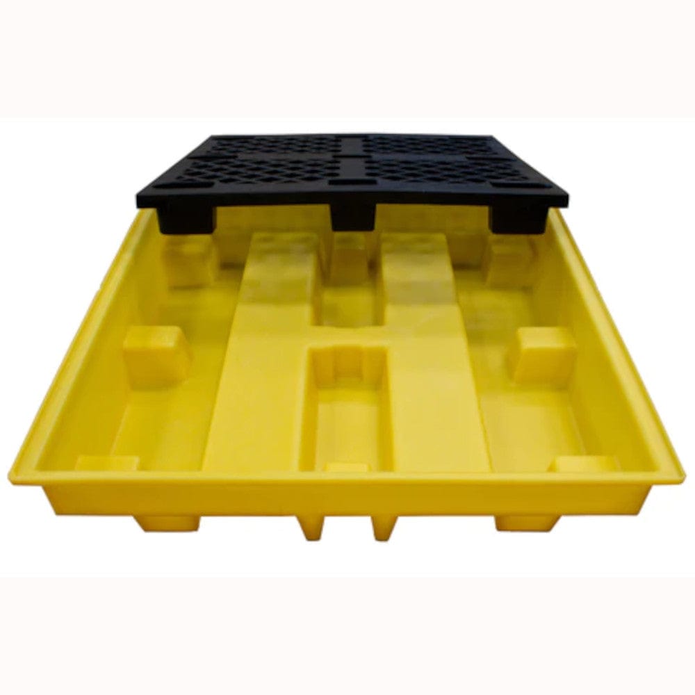 Low Profile 4 Drum Spill Pallet - Romold BP4L