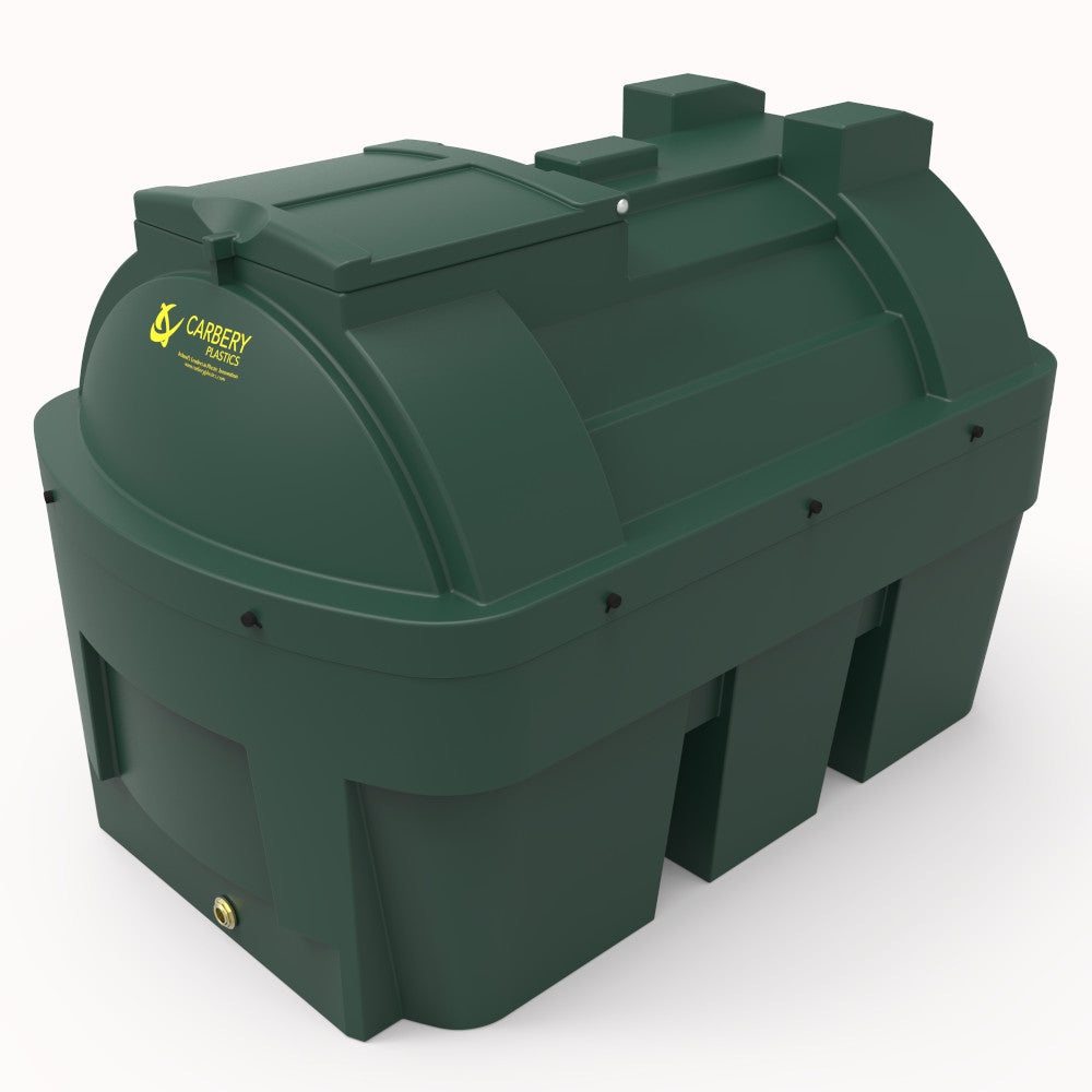 Carbery 1350 Litre horizontal plastic bunded oil tank