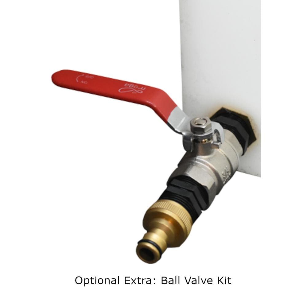 280 Litre Baffled Water Tank Ball Valve Kit