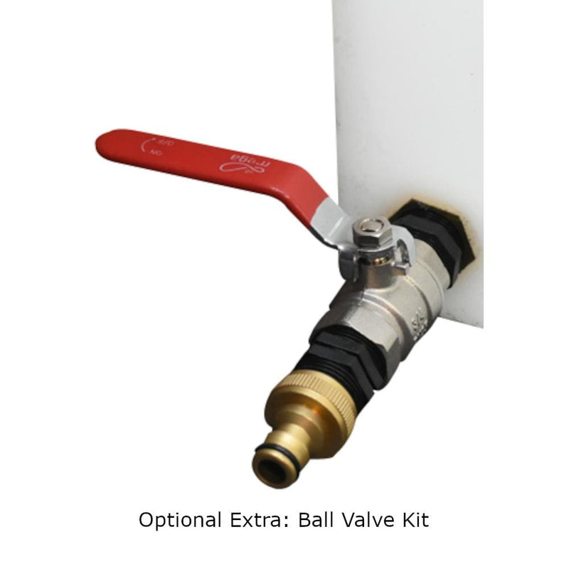 710 Litre Arched Baffled Water Tank Ball Valve Kit