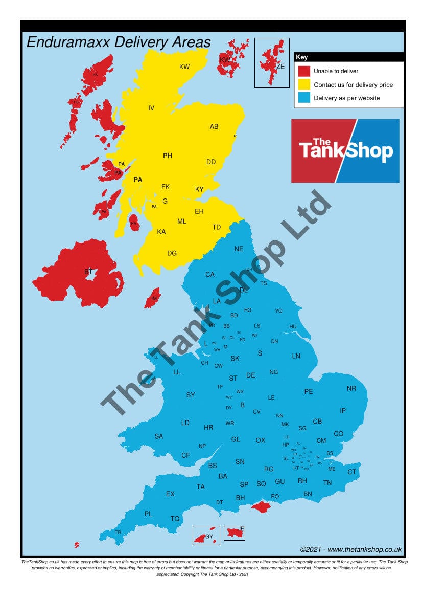 Enduramaxx 1000 Litre Slimline Rainwater Tank