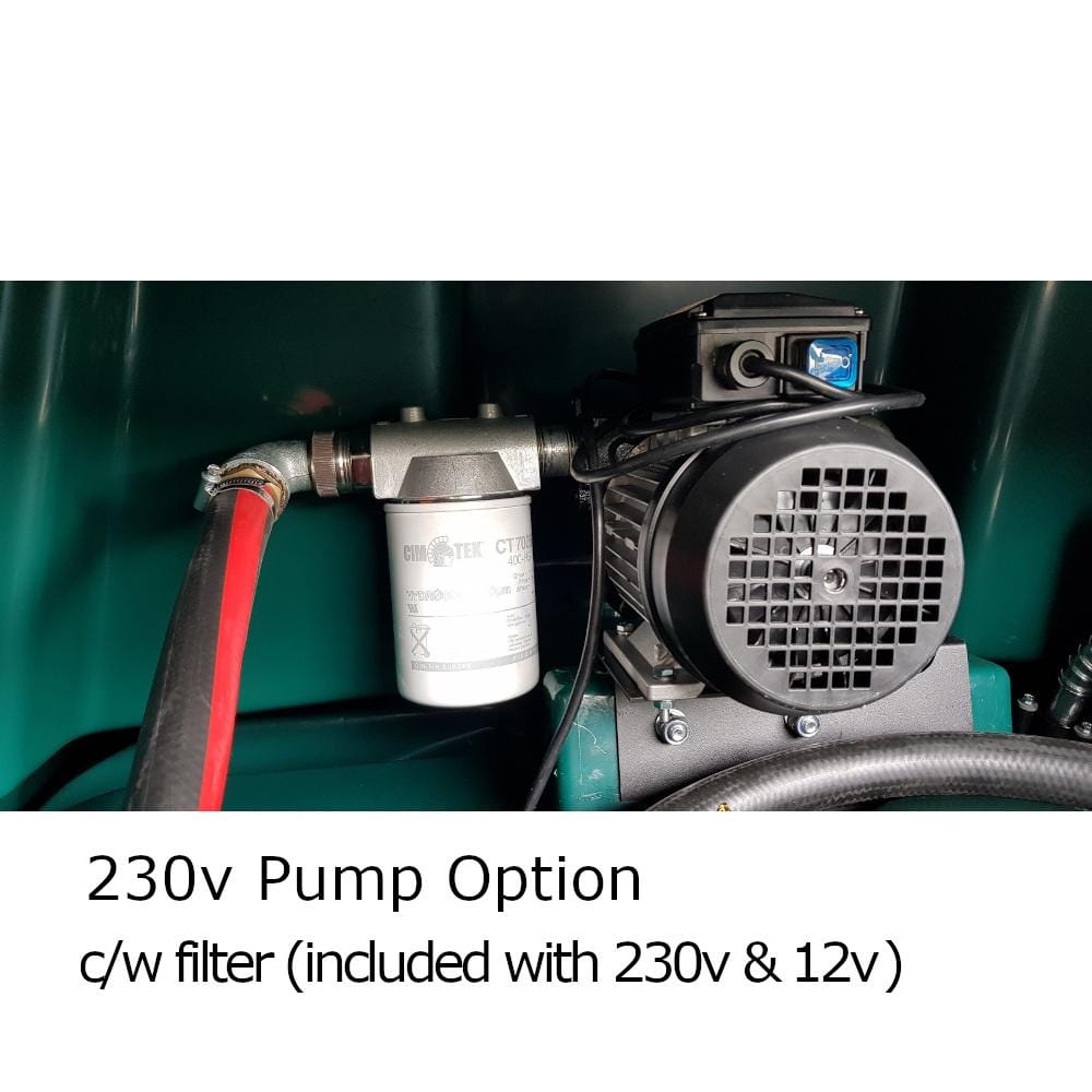 DIP.H2450 Filter included with 230v & 12v Pumps
