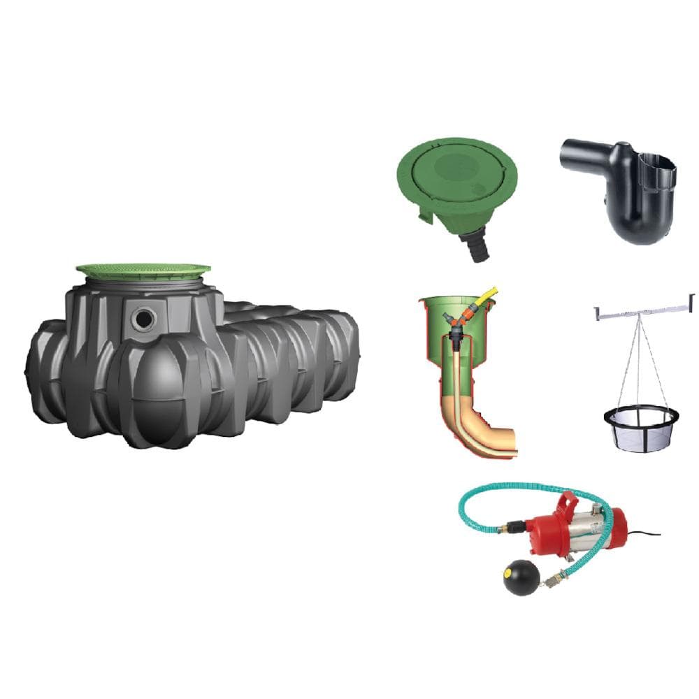 5000 Litre GRAF PLATIN Garden Comfort Underground Rainwater Harvesting System (Garden Irrigation)