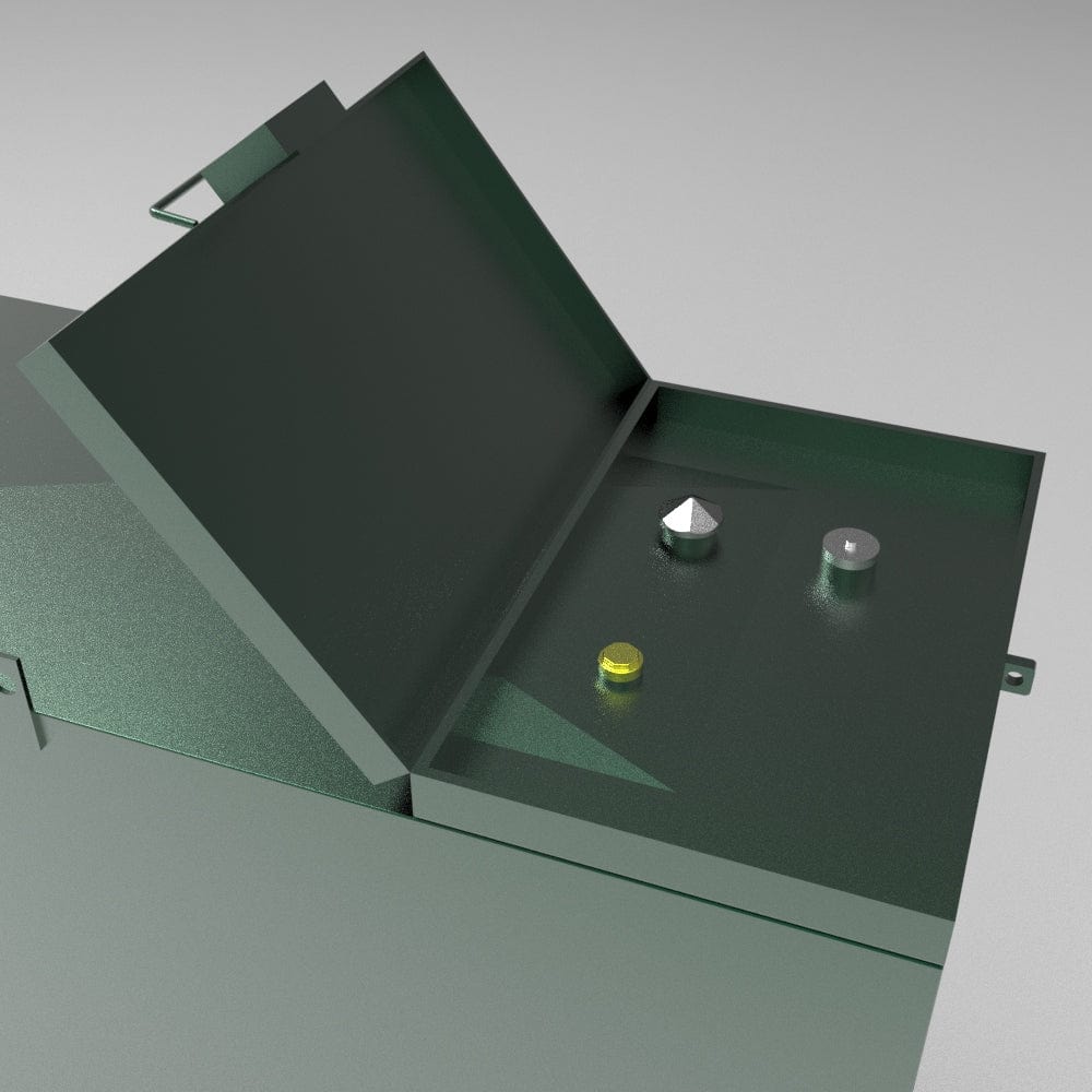 1800 Litres Steel Bunded Oil Tank with Lockable Lid