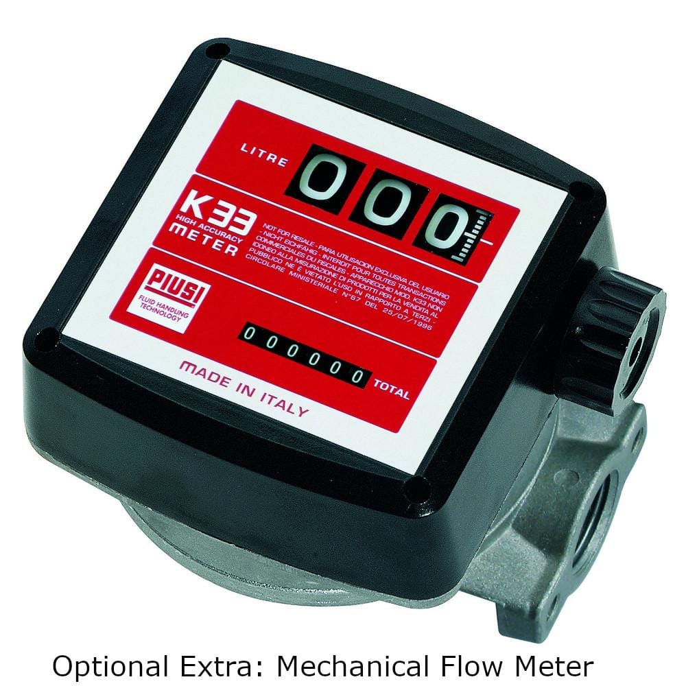 Flow Meter Option on Harlequin 5000FP AGRI Diesel Tank