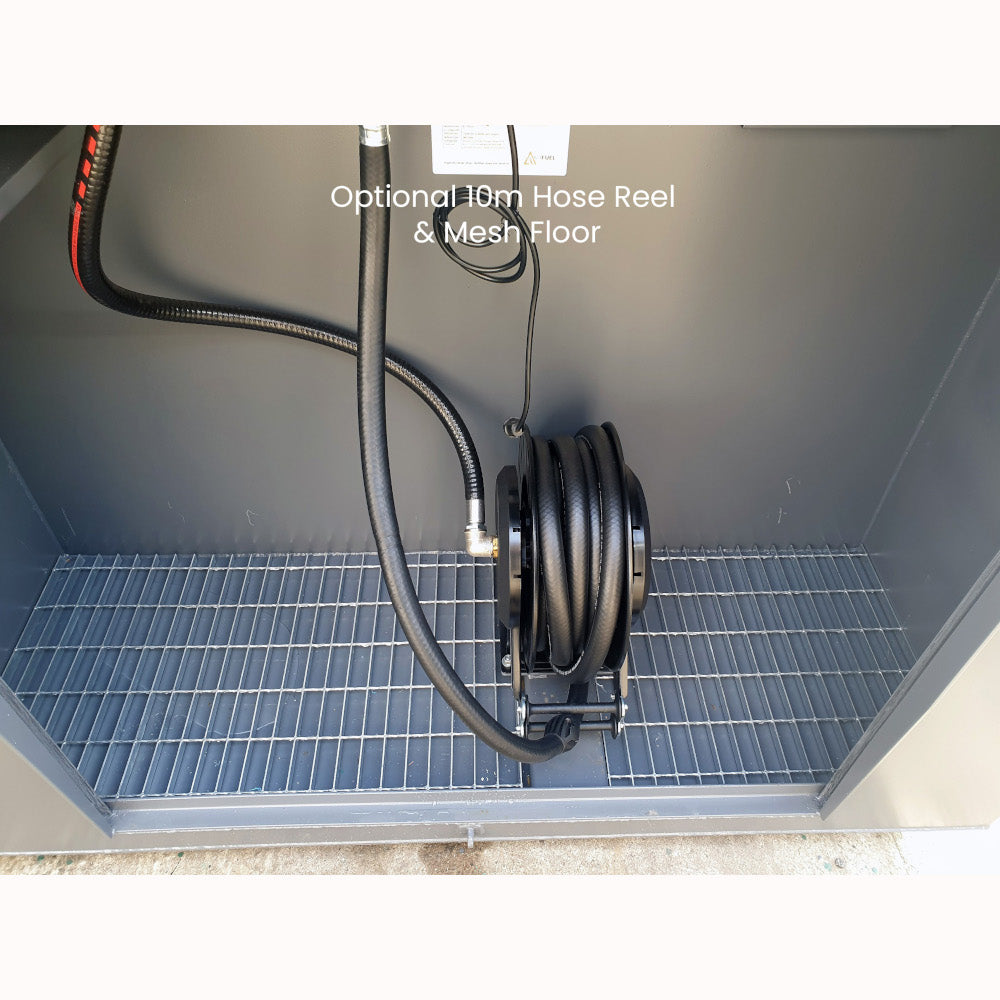 Atlantis 5000 Litre Steel Bunded Diesel Tank with 10m Hose Reel