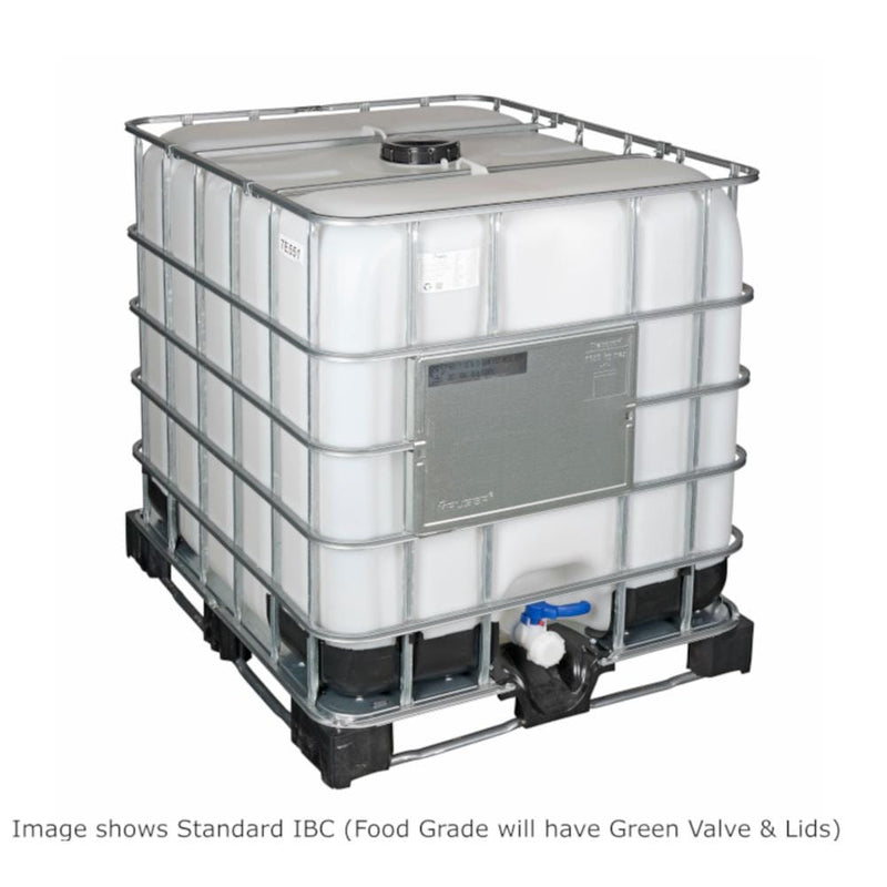 1000 Litre UN Approved Food Grade IBC Side View