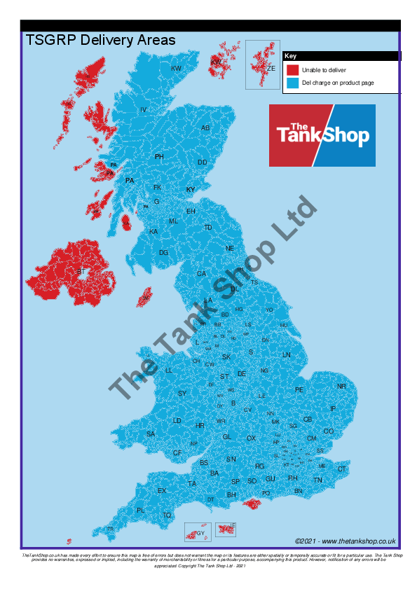 4000 Litre Insulated GRP Water Tank - Low Profile