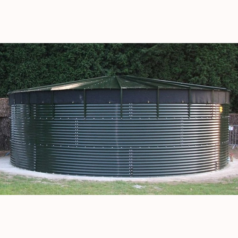 50000 Litre Galvanised Steel Water Storage Tank (18ft x 7ft 6in)