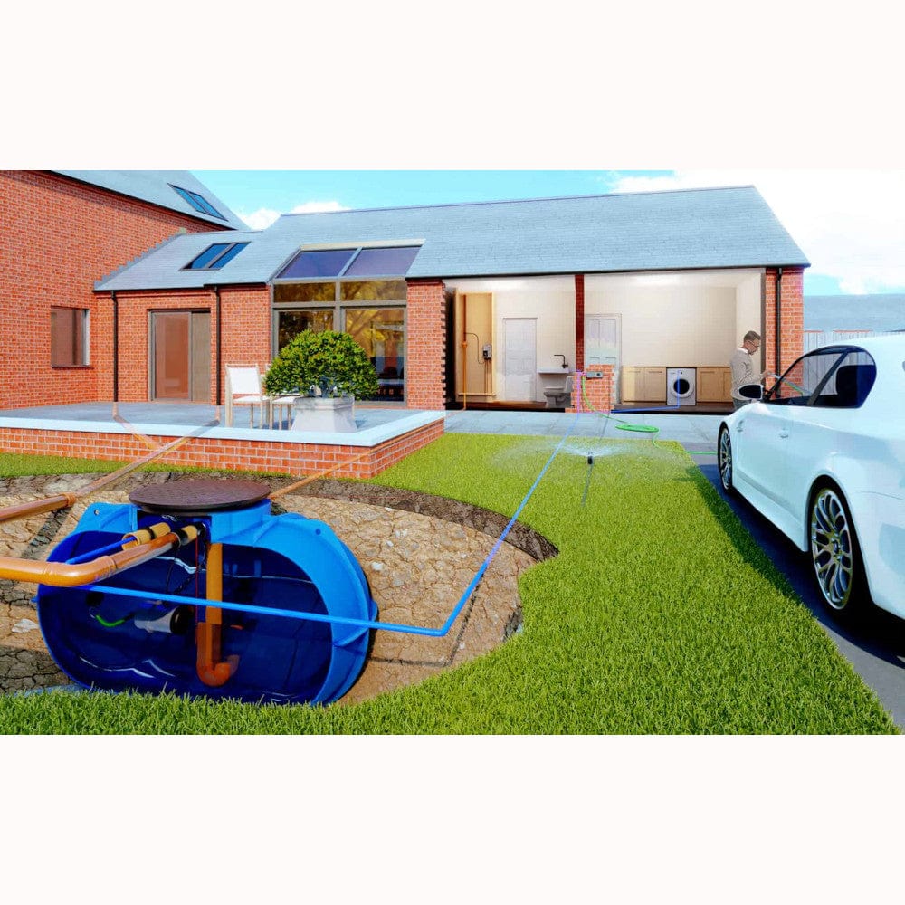 Atlantis 1800 Litre Underground Rainwater Harvesting System - Home & Garden Irrigation