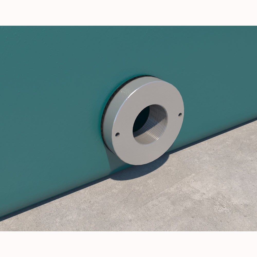 Atlantis 1250 Litre Slimline Bunded Oil Tank outlet