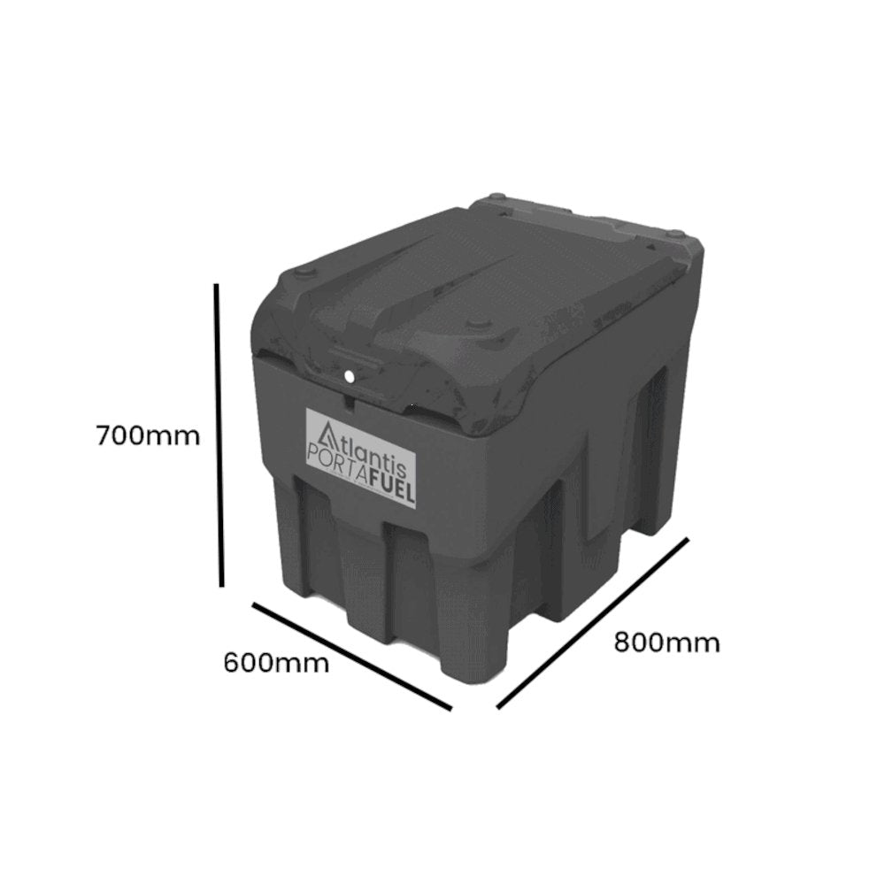 Atlantis 230 Litre Pollicube Transportable Diesel Tank Dimensions