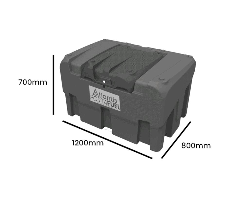 Atlantis 440 Litre Pollicube Transportable Diesel Tank Dimensions