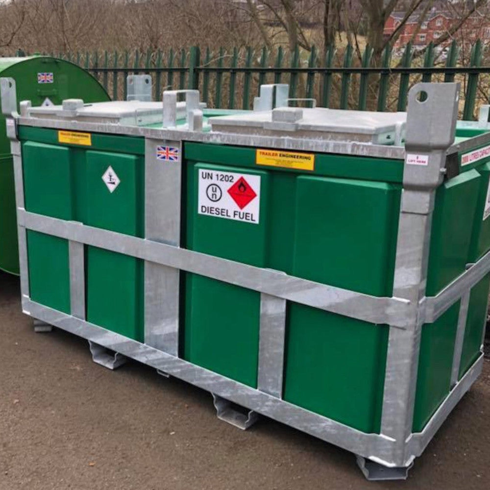Transportable Bunded Plastic Diesel Tank - 2000 Litres