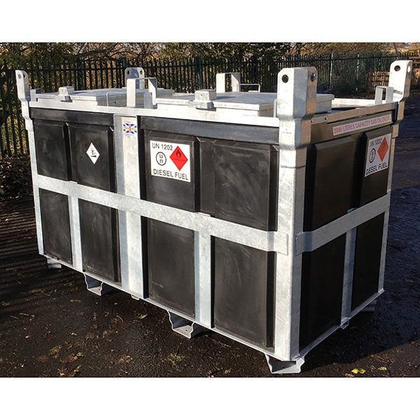 Transportable Bunded Plastic Diesel Tank - 2000 Litres
