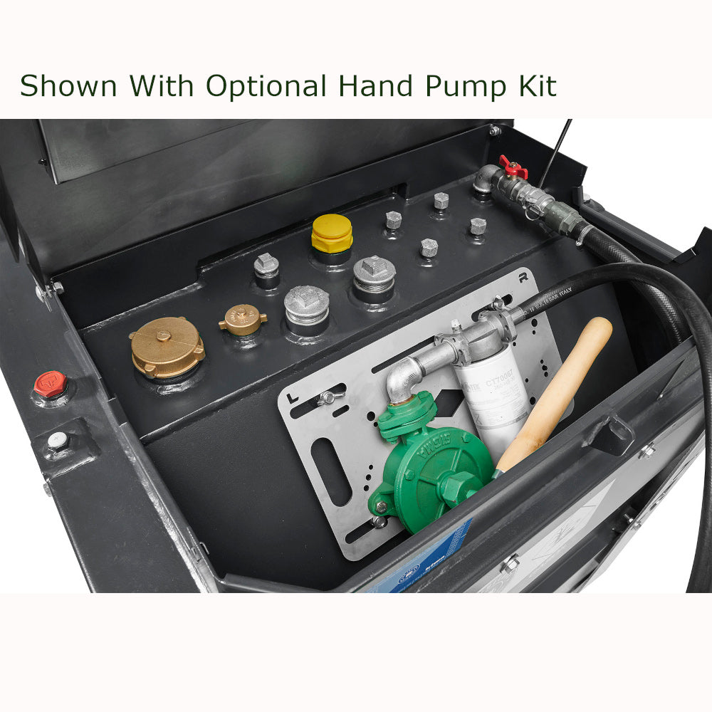 Atlantis 2000 Litre Transportable Steel Diesel Tank with Hand Pump