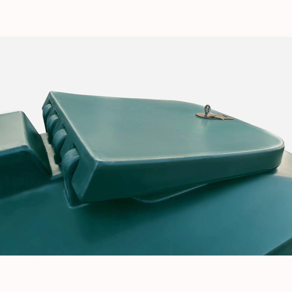 Atlantis 1250 Litre Slimline Bunded Oil Tank closed lid